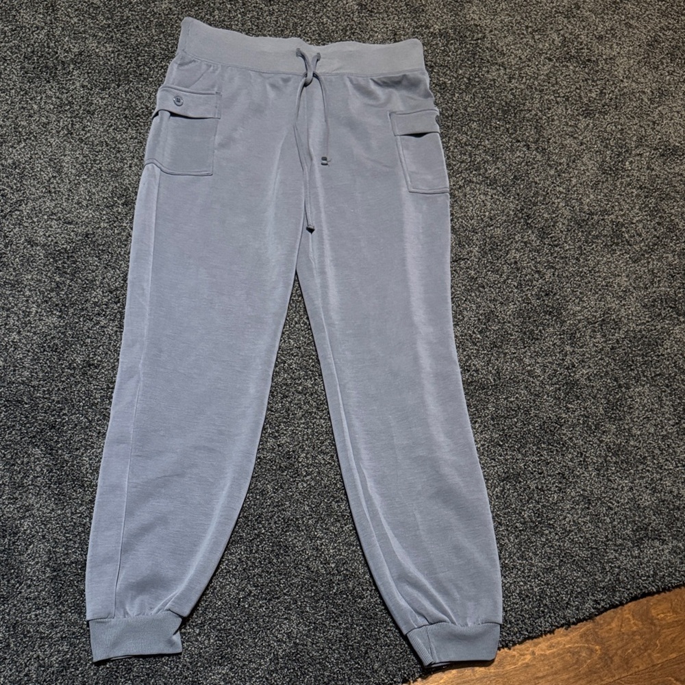 Women’s A New Day blue high rise relaxed fit. NWOT- size M